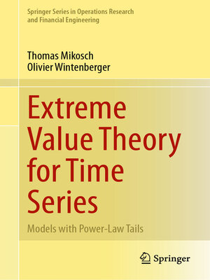 cover image of Extreme Value Theory for Time Series